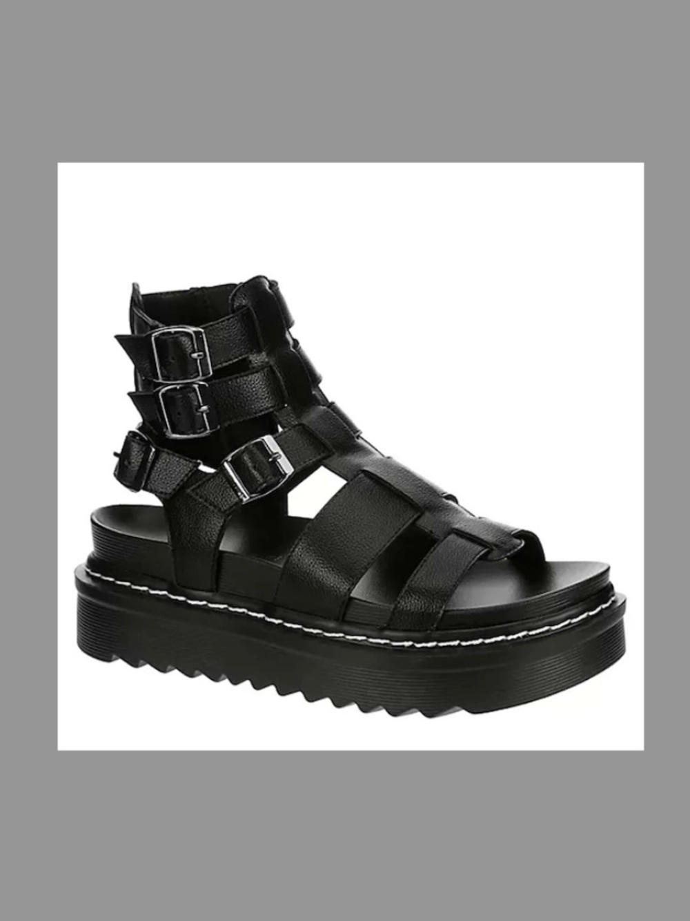 MADDEN GIRL Black Gladiator Sandals WOMENS SIZE 7.5 DORITE